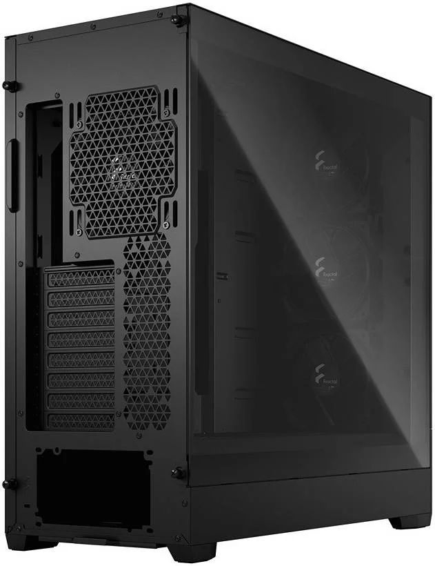 کیس مید تاور Fractal Design Pop XL Silent TG، پنل کناری شیشه حرارت دیده، پشتیبانی از فن تا 360 میلی‌متر و 6x120 میلی‌متر، محفظه مخفی، افزایش جریان هوا، پنل ورودی/خروجی USB-C، مشکی | FD-C-POS1X-02