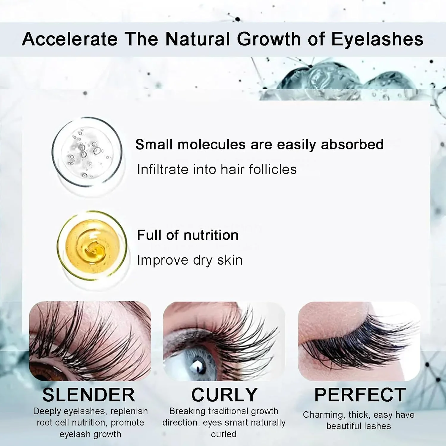 سرم تقویت کننده مژه ممتاز - سرم مژه برای افزایش ضخامت و تقویت ابرو، سرم مژه برای افزایش طول و پرپشتی، سرم تقویت کننده ابرو ممتاز، بدون تست حیوانی و گیاهی