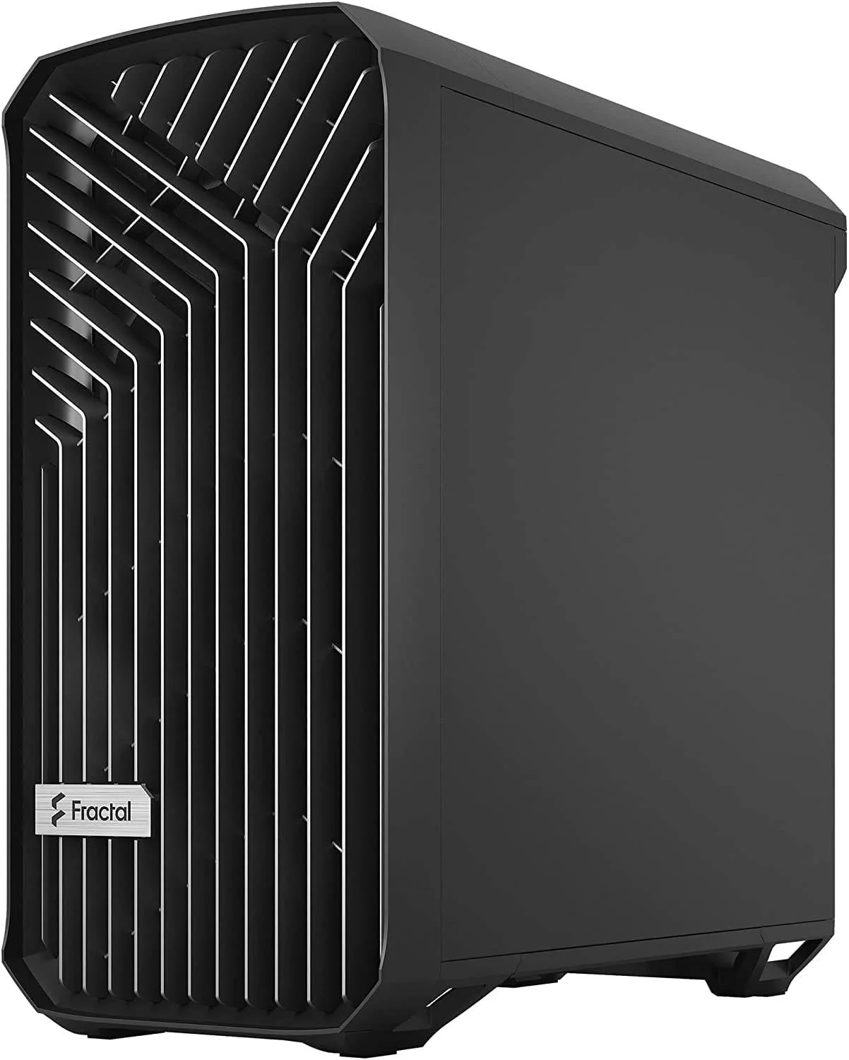 کیس کامپیوتر Fractal Design Torrent Compact E-ATX با فن‌های X2 RGB PWM، پنل کناری یکپارچه، جریان هوای بالا، پشتیبانی از رادیاتور تا 360 میلی‌متر و 6 فن 120 میلی‌متری، USB 3.1-C / USB 3.0، مشکی | FD-C-TOR1C-04