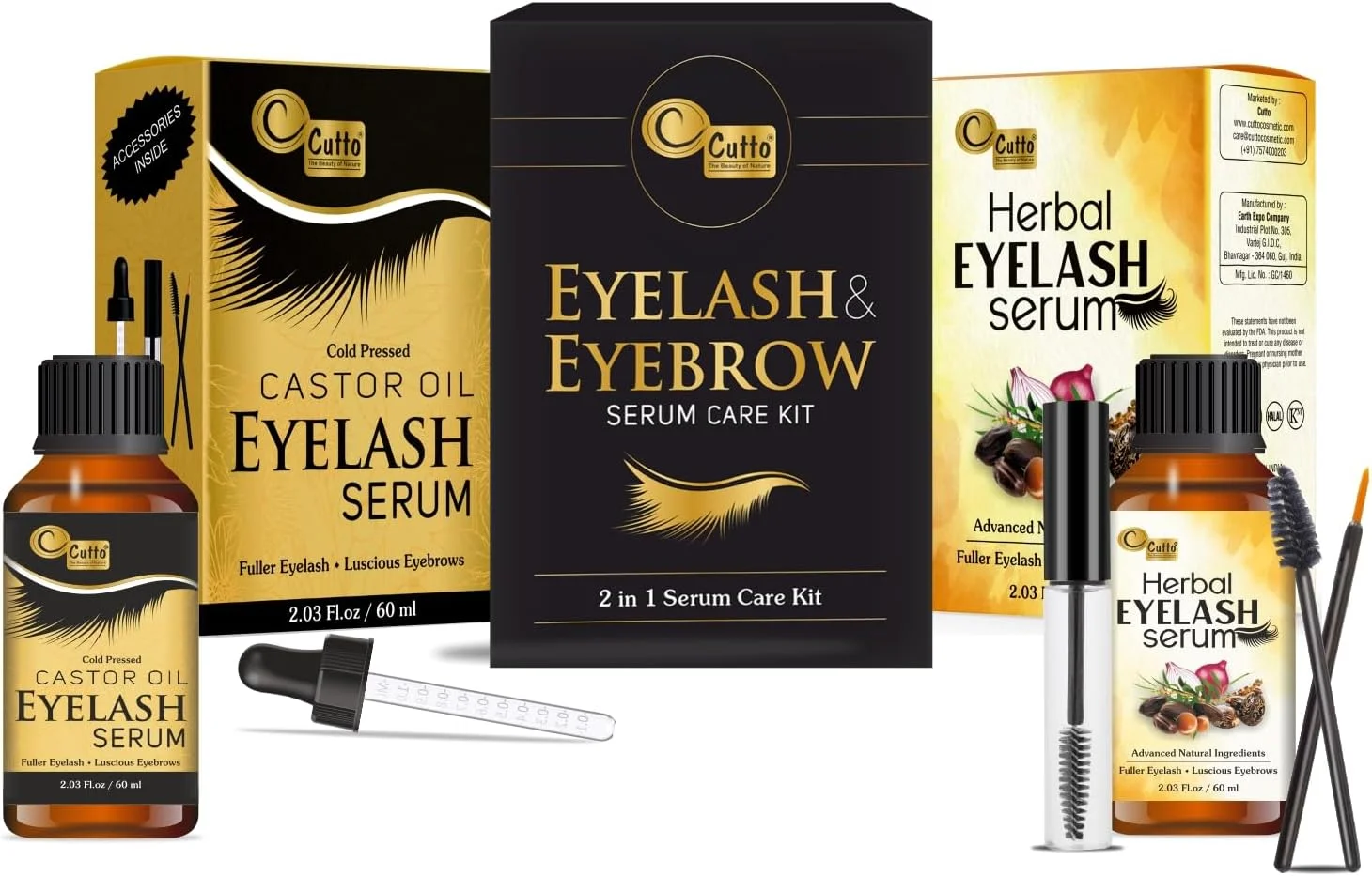 کیت مراقبت از مژه و ابرو، سرم مژه پرس سرد دارای گواهی USDA 100% خالص 60 میلی لیتر و سرم مژه گیاهی 60 میلی لیتر، برای ضخیم شدن، تقویت کننده، استحکام بخشیدن و افزایش رشد مژه ها، ابروها و مو کیت مراقبت از مژه و ابرو، سرم مژه پرس سرد دارای گواهی USDA 100% خالص 60 میلی لیتر و سرم مژه گیاهی 60 میلی لیتر، برای ضخیم شدن، تقویت کننده، استحکام بخشیدن و افزایش رشد مژه ها، ابروها و مو