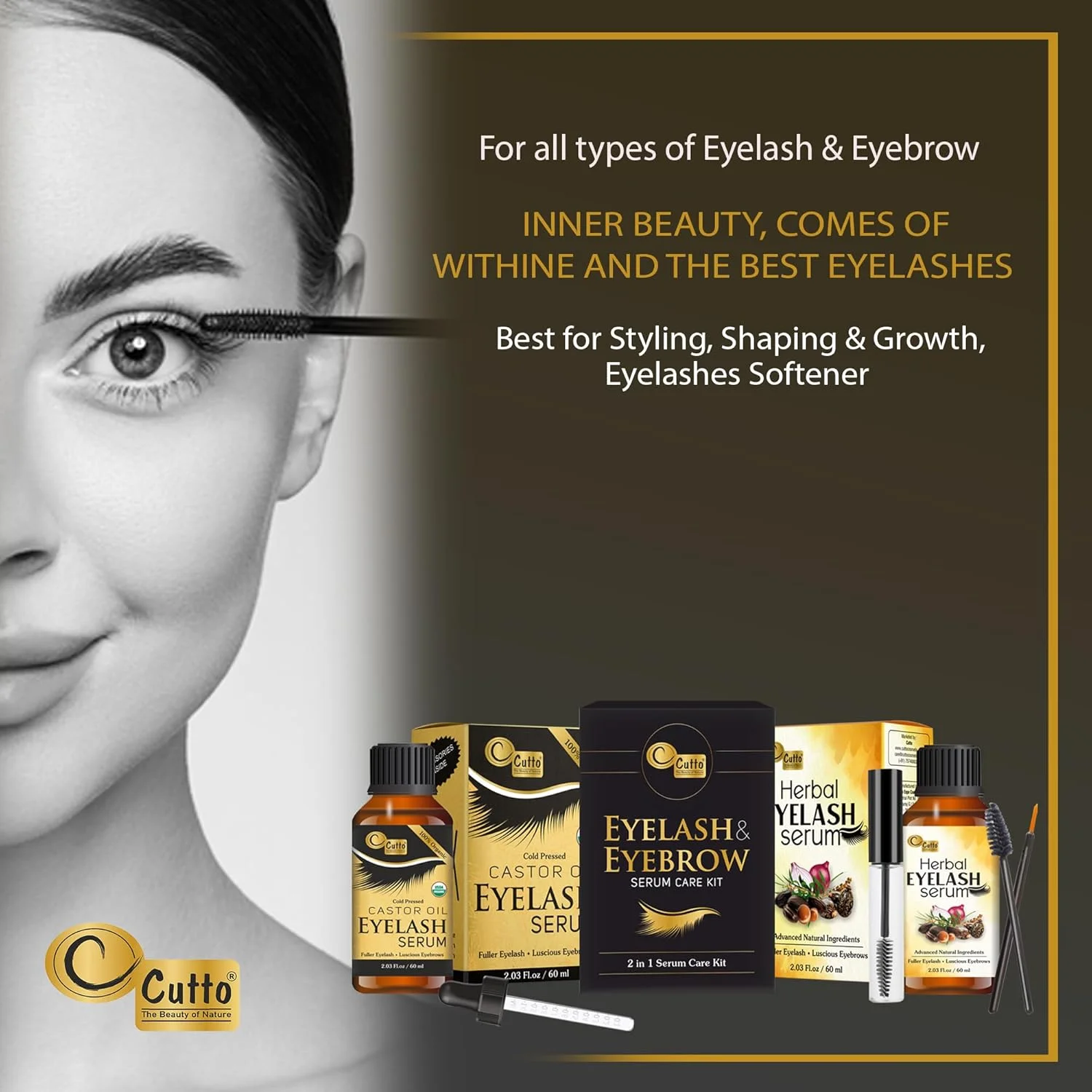 کیت مراقبت از مژه و ابرو، سرم مژه پرس سرد دارای گواهی USDA 100% خالص 60 میلی لیتر و سرم مژه گیاهی 60 میلی لیتر، برای ضخیم شدن، تقویت کننده، استحکام بخشیدن و افزایش رشد مژه ها، ابروها و مو کیت مراقبت از مژه و ابرو، سرم مژه پرس سرد دارای گواهی USDA 100% خالص 60 میلی لیتر و سرم مژه گیاهی 60 میلی لیتر، برای ضخیم شدن، تقویت کننده، استحکام بخشیدن و افزایش رشد مژه ها، ابروها و مو