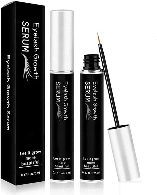 سرم تقویت مژه، سرم حرفه ای 5 میلی لیتری برای رشد مژه، سرم تقویت کننده مژه و ابرو، سرم تقویت کننده طبیعی مژه برای رشد - بدون تحریک (مشکی) سرم تقویت مژه، سرم حرفه ای 5 میلی لیتری برای رشد مژه، سرم تقویت کننده مژه و ابرو، سرم تقویت کننده طبیعی مژه برای رشد - بدون تحریک (مشکی)