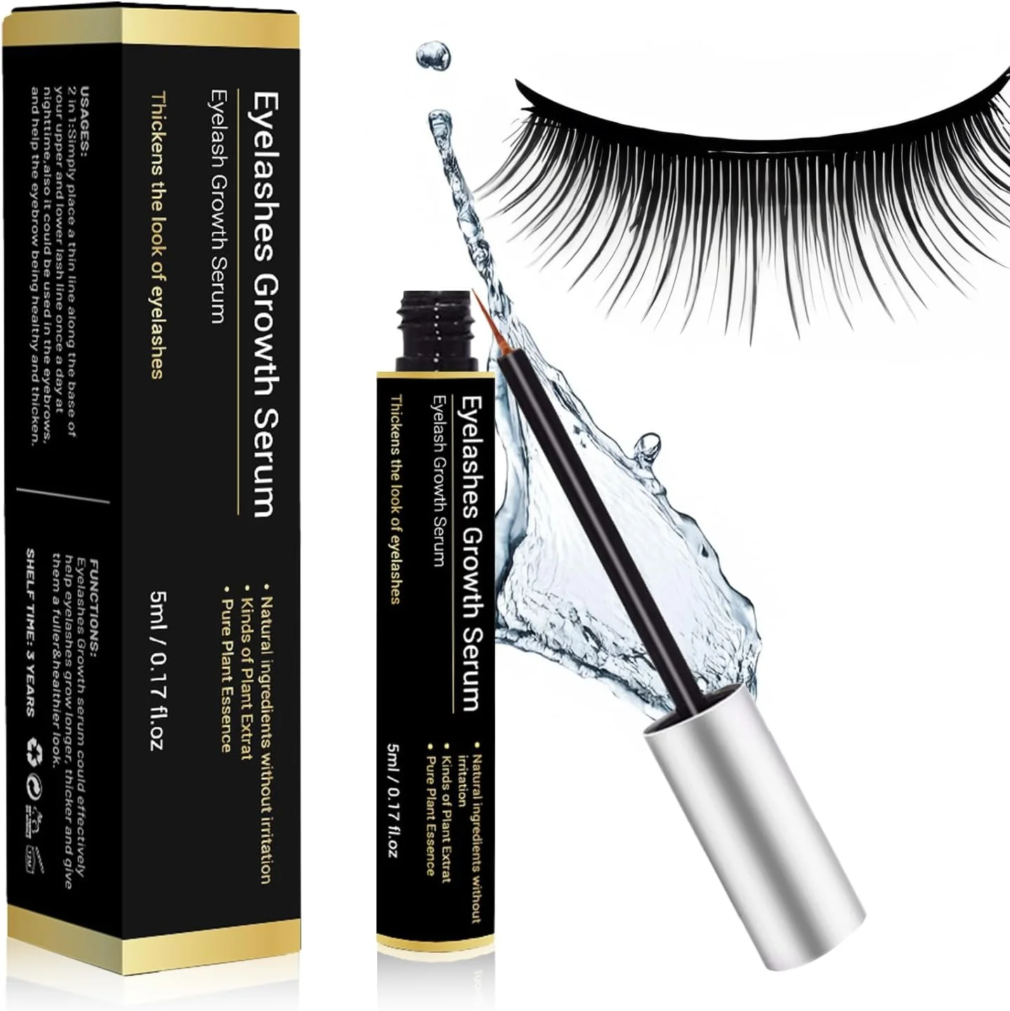 سرم مژه، سرم رشد مژه، تقویت کننده ابرو، سرم مژه برای رشد سریعتر مژه، مژه های پرتر و بلندتر، 5 میلی لیتر سرم مژه، سرم رشد مژه، تقویت کننده ابرو، سرم مژه برای رشد سریعتر مژه، مژه های پرتر و بلندتر، 5 میلی لیتر