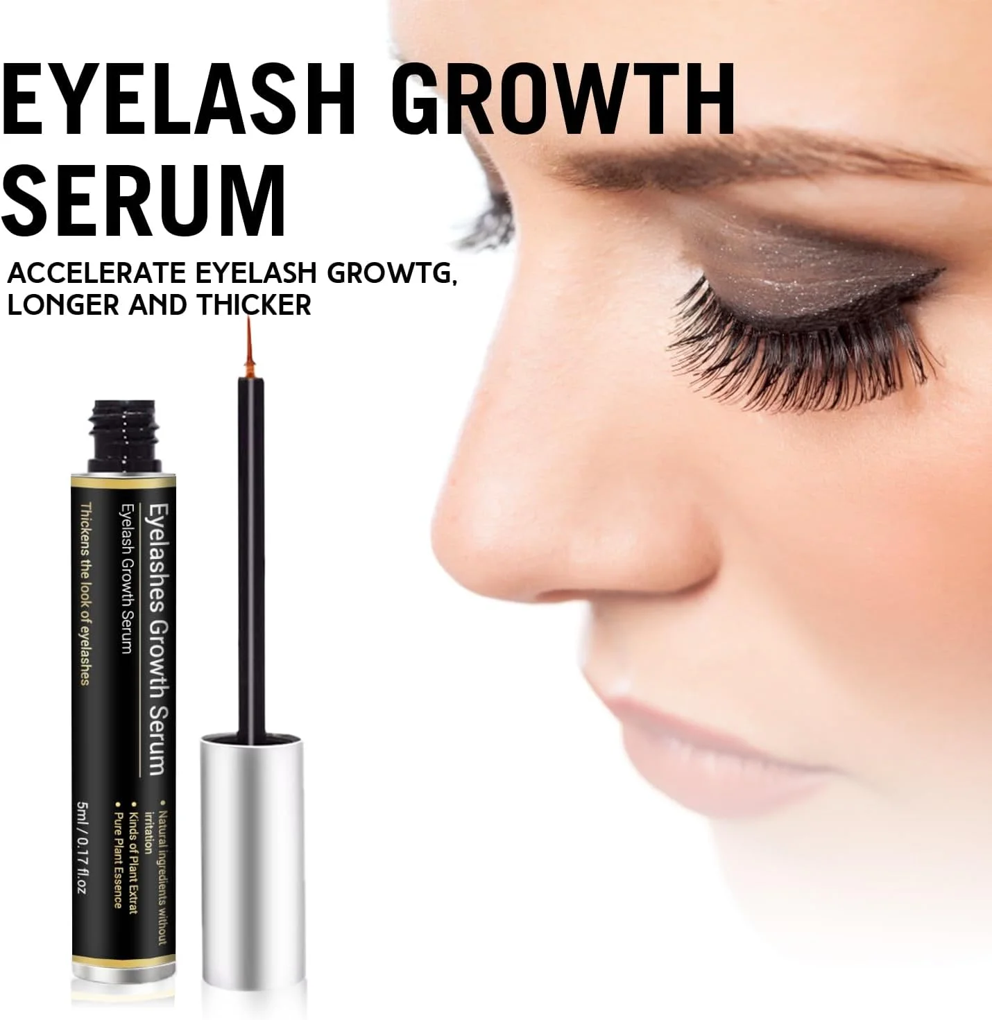 سرم مژه، سرم رشد مژه، تقویت کننده ابرو، سرم مژه برای رشد سریعتر مژه، مژه های پرتر و بلندتر، 5 میلی لیتر سرم مژه، سرم رشد مژه، تقویت کننده ابرو، سرم مژه برای رشد سریعتر مژه، مژه های پرتر و بلندتر، 5 میلی لیتر