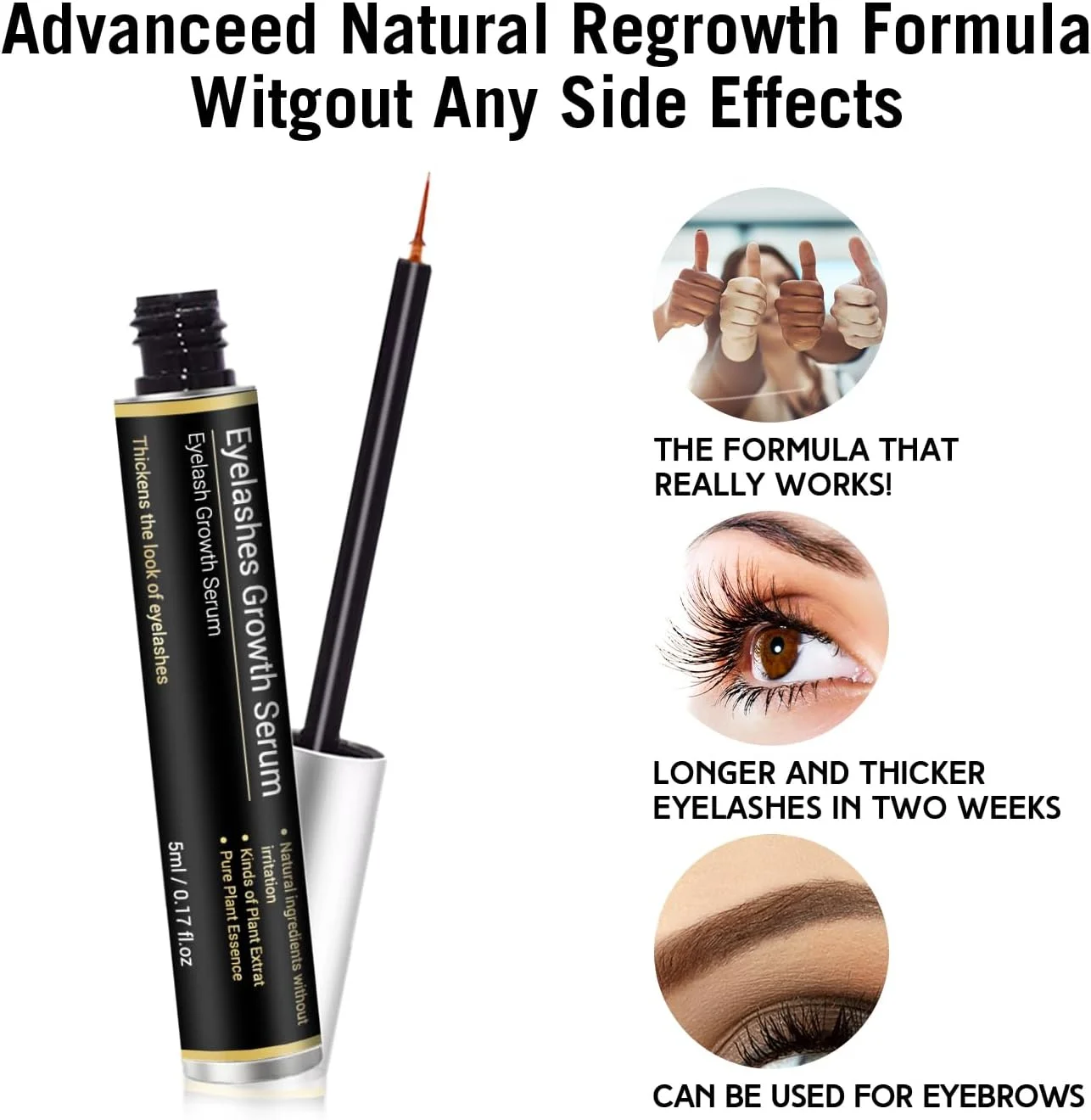 سرم مژه، سرم رشد مژه، تقویت کننده ابرو، سرم مژه برای رشد سریعتر مژه، مژه های پرتر و بلندتر، 5 میلی لیتر سرم مژه، سرم رشد مژه، تقویت کننده ابرو، سرم مژه برای رشد سریعتر مژه، مژه های پرتر و بلندتر، 5 میلی لیتر