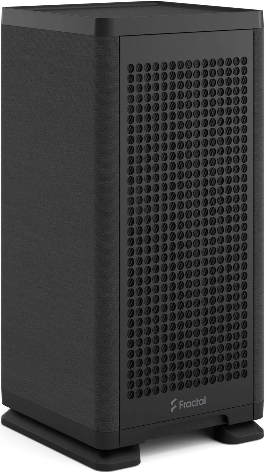 کیس کامپیوتر Fractal Mood Mini-ITX SFF، دارای 1 فن 180 میلی‌متری، پشتیبانی از رادیاتور تا 280 میلی‌متر و 2 فن 120/140 میلی‌متری، توری فیلتر مغناطیسی پشتی، مشکی | FD-C-MOD1N-02