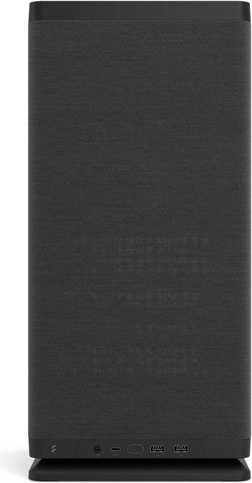 کیس کامپیوتر Fractal Mood Mini-ITX SFF، دارای 1 فن 180 میلی‌متری، پشتیبانی از رادیاتور تا 280 میلی‌متر و 2 فن 120/140 میلی‌متری، توری فیلتر مغناطیسی پشتی، مشکی | FD-C-MOD1N-02