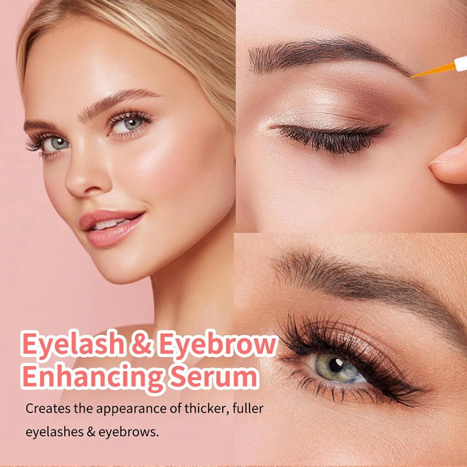 سرم رشد مژه، سرم مراقبت از مژه و سرم تقویت کننده ابرو برای مژه های بلند و پرپشت، تقویت کننده طبیعی مژه برای رشد سریعتر، وگان و بدون تست حیوانی، 3.4 میلی لیتر سرم رشد مژه، سرم مراقبت از مژه و سرم تقویت کننده ابرو برای مژه های بلند و پرپشت، تقویت کننده طبیعی مژه برای رشد سریعتر، وگان و بدون تست حیوانی، 3.4 میلی لیتر