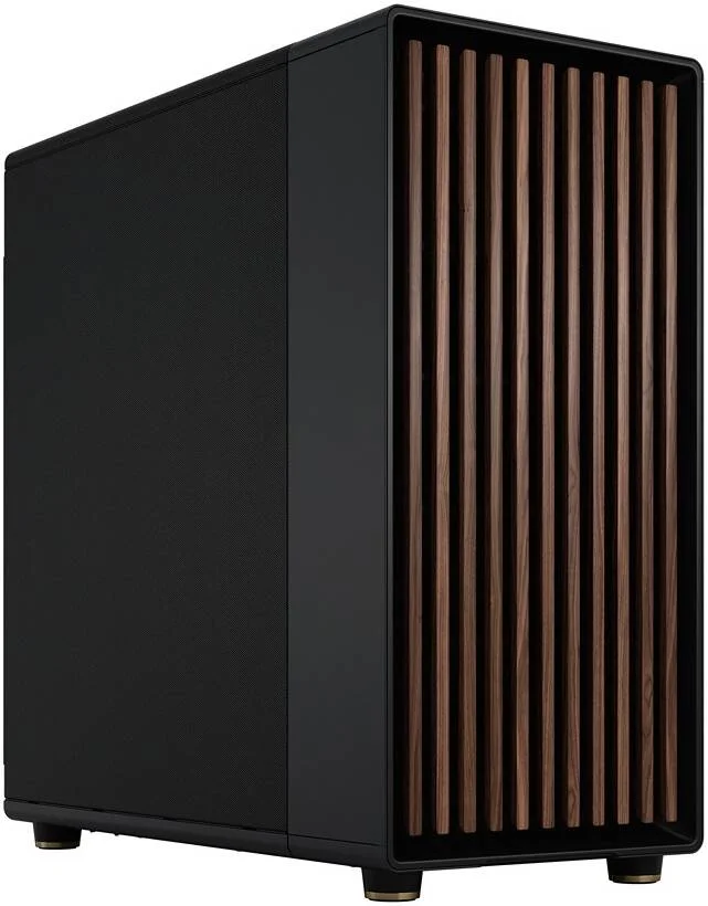 کیس کامپیوتر مید تاور Fractal North XL E-ATX، پنل جانبی مشبک، شامل 3 عدد فن Aspect 140mm PWM، پشتیبانی از رادیاتور تا 420mm و 9 فن، فیلتر گرد و غبار، Type-C، 2x USB 3.0، 3.5mm، مشکی | FD-C-NOR1X-01