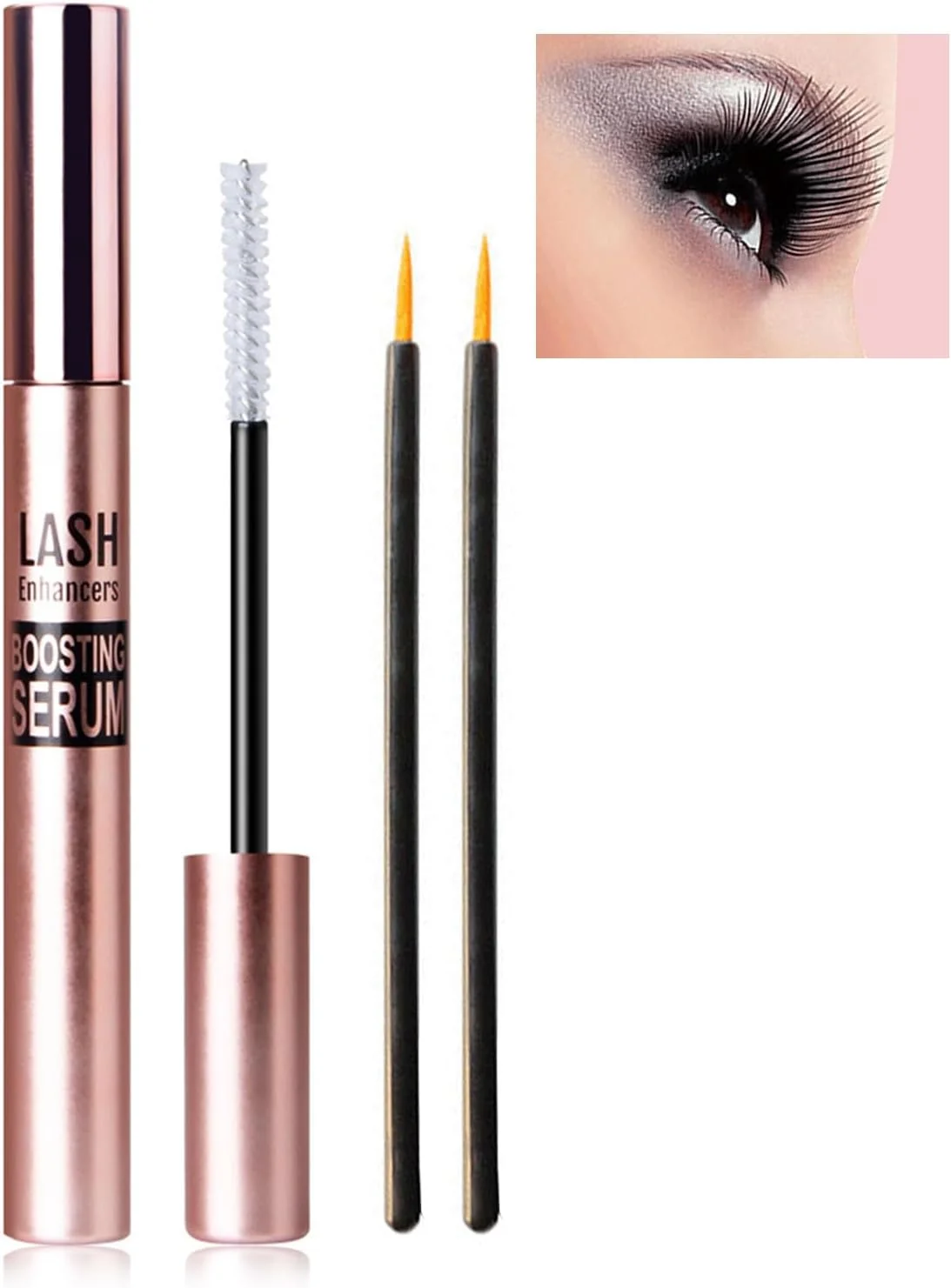 سرم تقویت مژه - افزایش رشد طبیعی، مژه‌های ضخیم‌تر، نتایج قابل مشاهده در 4 هفته - سرم شفاف برای پوست حساس