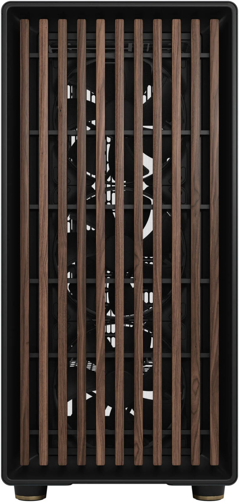 کیس کامپیوتر مید تاور Fractal North XL E-ATX، پنل کناری شیشه حرارت دیده، شامل 3 عدد فن Aspect 140mm PWM، پشتیبانی از رادیاتور تا 420mm و 7 فن، فیلترهای گرد و غبار، Type-C، 2x USB 3.0، مشکی | FD-C-NOR1X-05