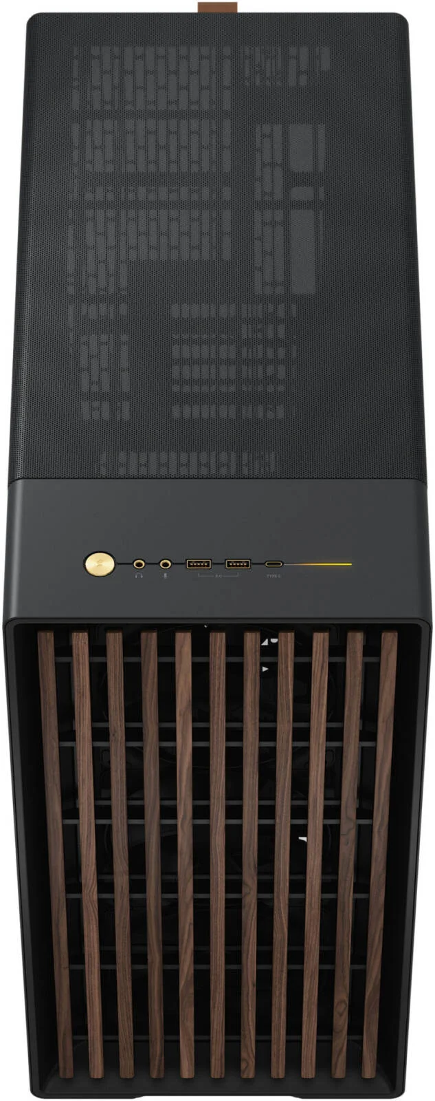 کیس کامپیوتر مید تاور Fractal North XL E-ATX، پنل کناری شیشه حرارت دیده، شامل 3 عدد فن Aspect 140mm PWM، پشتیبانی از رادیاتور تا 420mm و 7 فن، فیلترهای گرد و غبار، Type-C، 2x USB 3.0، مشکی | FD-C-NOR1X-05
