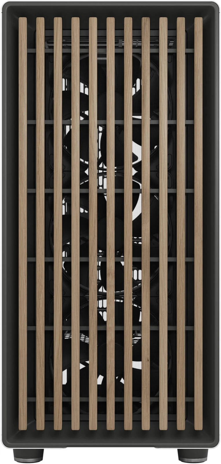 کیس کامپیوتر مید تاور Fractal North XL E-ATX، پنل کناری شیشه حرارت دیده، شامل 3 عدد فن Aspect 140mm PWM، پشتیبانی از رادیاتور تا 420mm و 7 فن، فیلترهای گرد و غبار، Type-C، 2x USB 3.0، سفید | FD-C-NOR1X-06