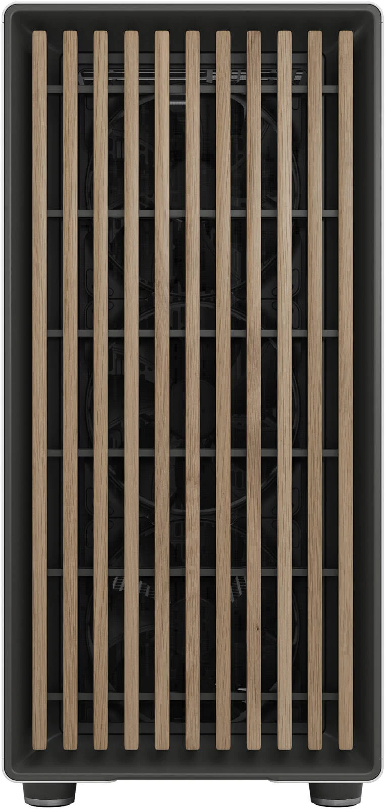 کیس کامپیوتر مید تاور Fractal North XL E-ATX، پنل کناری شیشه حرارت دیده، شامل 3 عدد فن Aspect 140mm PWM، پشتیبانی از رادیاتور تا 420mm و 7 عدد فن، فیلترهای گرد و غبار، Type-C، 2x USB 3.0، سفید | FD-C-NOR1X-04