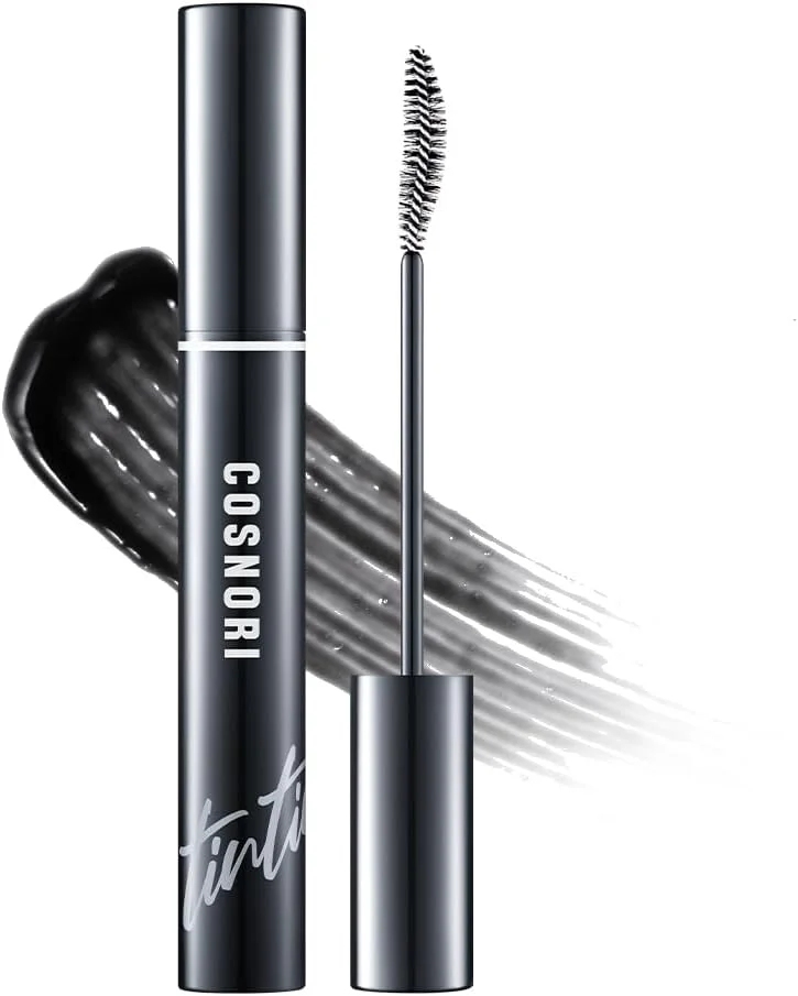 سرم تقویت مژه مشکی کوسنوری - سرم تقویت کننده مژه رنگی کره ای - تقویت کننده رشد ابرو برای مژه های بلندتر و ضخیم تر - ضروری برای فر مژه - وگان، بدون ایجاد حساسیت 9 گرم (مشکی)