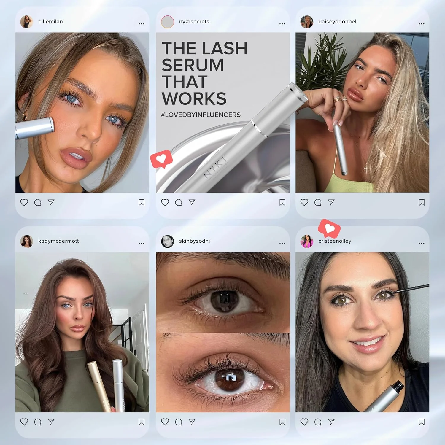 سرم مژه متمرکز NYK1 برای رشد مژه (XL - 8ml) - سرم مژه LashForce برای رشد مژههای بلندتر و ضخیمتر سرم مژه متمرکز NYK1 برای رشد مژه (XL - 8ml) - سرم مژه LashForce برای رشد مژههای بلندتر و ضخیمتر