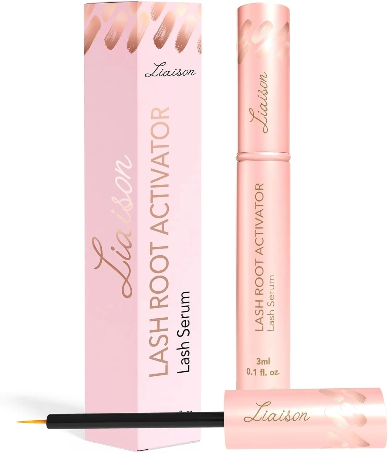 سرم تقویت مژه Liaison Lash Bond - تقویت کننده طبیعی مژه برای مژه های بلندتر، پرپشت تر و ضخیم تر - فرمولاسیون وگان، بدون تست حیوانی، بدون پارابن، بدون تالک و بدون ایجاد حساسیت