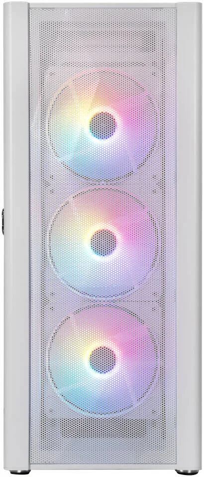 کیس کامپیوتر مید تاور ATX گالاکس REVOLUTION-06 ALLSYNC، پنل کناری شیشه حرارت دیده، شخصی‌سازی از راه دور، جریان هوای عالی، قابلیت نصب تا 6 فن 120 میلی‌متری و رادیاتور 360 میلی‌متری، USB 3.0/2.0، صدای HD، سفید | CGG6AGWA4AA