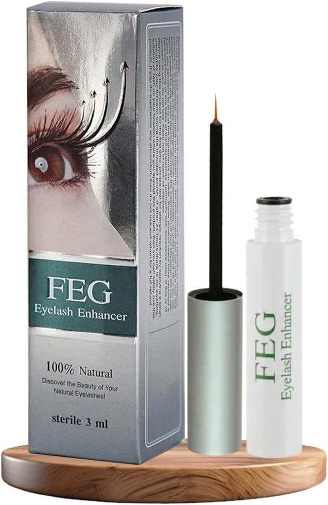 سرم تقویت کننده مژه FEG، سرم مژه، سرم رشد مژه 100% طبیعی، محرک رشد سریع مژه ها، سرم رشد مژه برای مژه های بلندتر، ضخیم تر و پرپشت تر، سرم بلند کننده مژه، تقویت کننده مژه 3 میلی لیتر