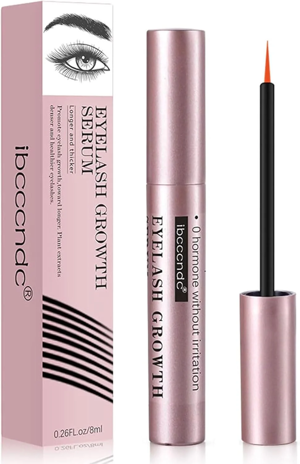 سرم تقویت مژه، 6 میلی لیتر، فرمول تقویت کننده مژه برای مژه های بلندتر، پرپشت تر و ضخیم تر