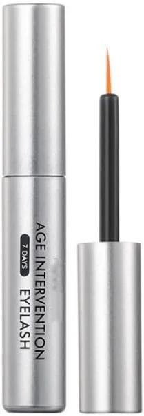 سرم تقویت کننده مژه - سرم رشد مژه با ماندگاری طولانی برای خانم ها و آقایان، مشکی و نقره ای