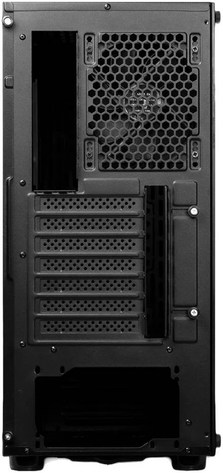 کیس مید تاور Gamdias ARGUS M1، جنس SPCC و ABS، دارای 1 فن 120 میلی‌متری داخلی، پشتیبانی از رادیاتور تا 240 میلی‌متر، نورپردازی رنگین‌کمانی RGB، مشکی | GD-ARGUS-M1