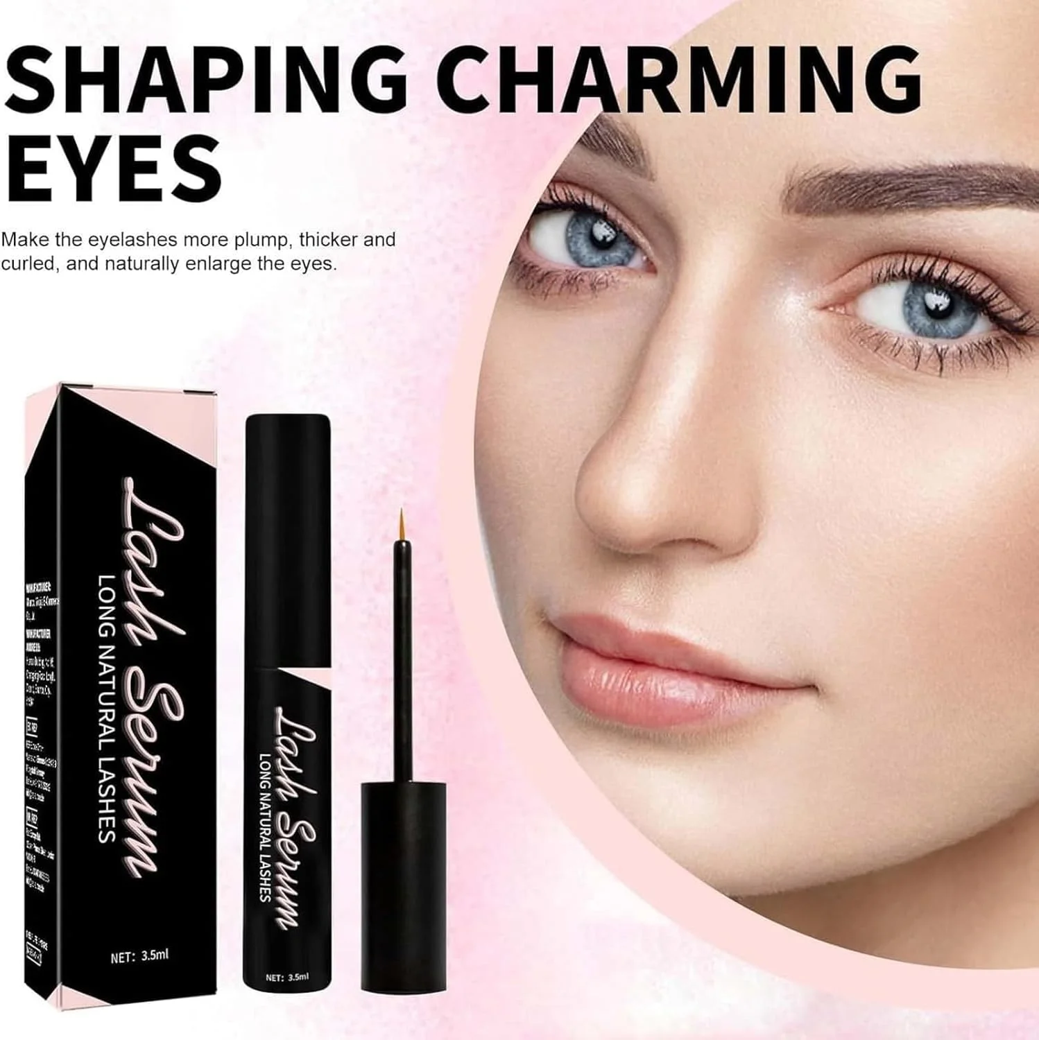 سرم مژه Sins 'N Lashes، سرم تقویت کننده رشد سریع مژه، تقویت کننده طبیعی رشد مژه و ابرو برای رشد مژه های ضخیم تر و بلندتر (3.5 میلی لیتر / 1 عدد)