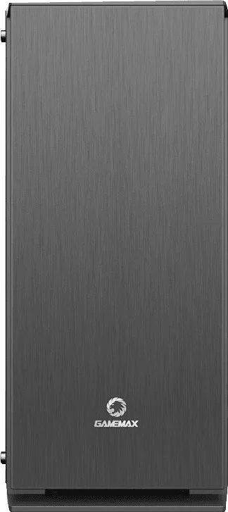 کیس گیمینگ GameMax Aurora PC Mid-Tower ATX، دارای 1 فن 120mm Halo Dual-Ring Spectrum، هاب PWM، کنترلر RF، شیشه حرارت دیده، خنک کننده آبی گسترده، برای تجربه ای عالی، مشکی | W901