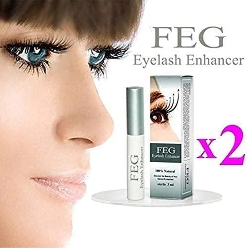 محلول تقویت مژه FEG، سرم مایع رشد سریع مژه 100% اورجینال 3 میلی لیتر (2 عددی)