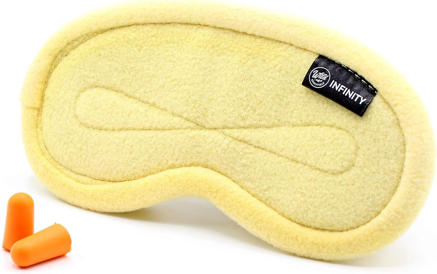 ماسک خواب لوکس پشم گوسفند وجین شده بی نهایت Wild Essentials - زرد ملایم ماسک خواب لوکس پشم گوسفند وجین شده بی نهایت Wild Essentials - زرد ملایم