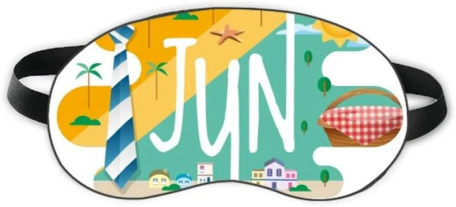 چشم بند خواب طرح ماه ژوئن، نرم و راحت چشم بند خواب طرح ماه ژوئن، نرم و راحت