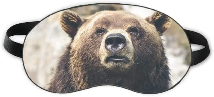 DIYthinker ماسک چشم خواب طرح خرس، پوشش نرم و راحت DIYthinker ماسک چشم خواب طرح خرس، پوشش نرم و راحت