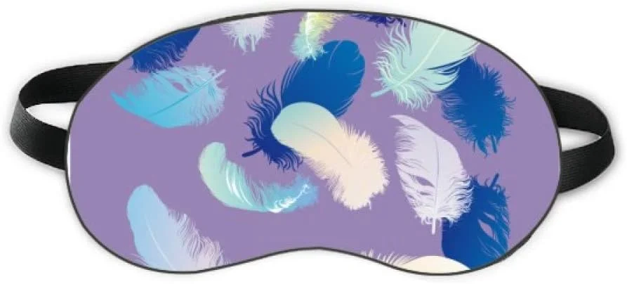 DIYthinker ماسک چشم خواب پر رویایی، محافظ نرم چشم در شب DIYthinker ماسک چشم خواب پر رویایی، محافظ نرم چشم در شب