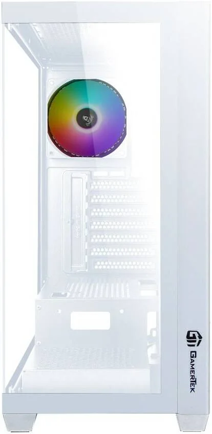 کیس کامپیوتر مید تاور گیمر تک استلار، با ۴ فن ۱۲۰ میلی‌متری aRGB از پیش نصب شده، پشتیبانی از رادیاتور تا ۳۶۰ میلی‌متری و ۹ فن، ۲ پورت USB 2.0، ۱ پورت USB 3.0، ۱ پورت HD Audio I/O، سفید | 684514347952