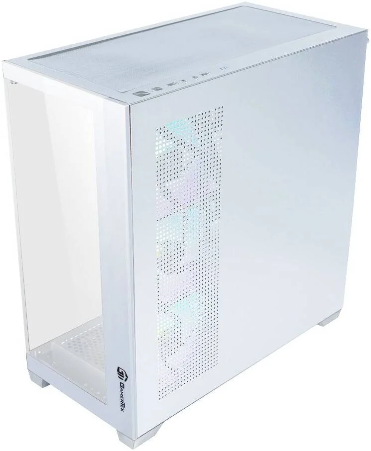 کیس کامپیوتر مید تاور گیمر تک استلار، با ۴ فن ۱۲۰ میلی‌متری aRGB از پیش نصب شده، پشتیبانی از رادیاتور تا ۳۶۰ میلی‌متری و ۹ فن، ۲ پورت USB 2.0، ۱ پورت USB 3.0، ۱ پورت HD Audio I/O، سفید | 684514347952