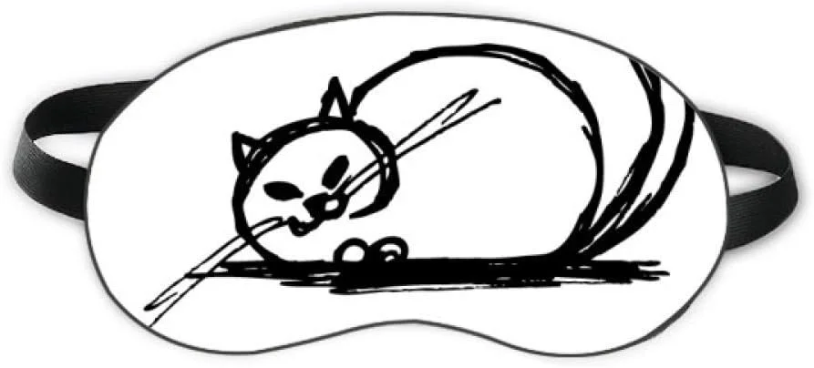 DIYthinker ماسک چشم خواب طرح گربه فرفری