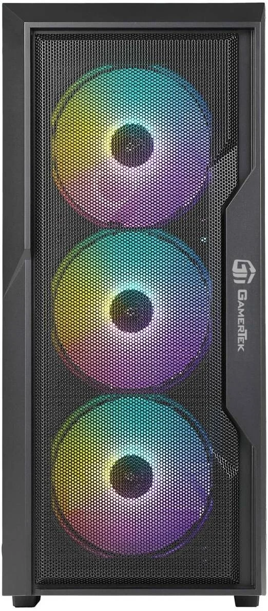 کیس کامپیوتر مید تاور گیمر تک Zenith، دارای 4 فن 120 میلی متری aRGB از پیش نصب شده، پشتیبانی از رادیاتور تا 360 میلی متر و 8 فن، 2x USB 2.0، 1x USB 3.0، 1x HD Audio I/O، مشکی | 616985066896