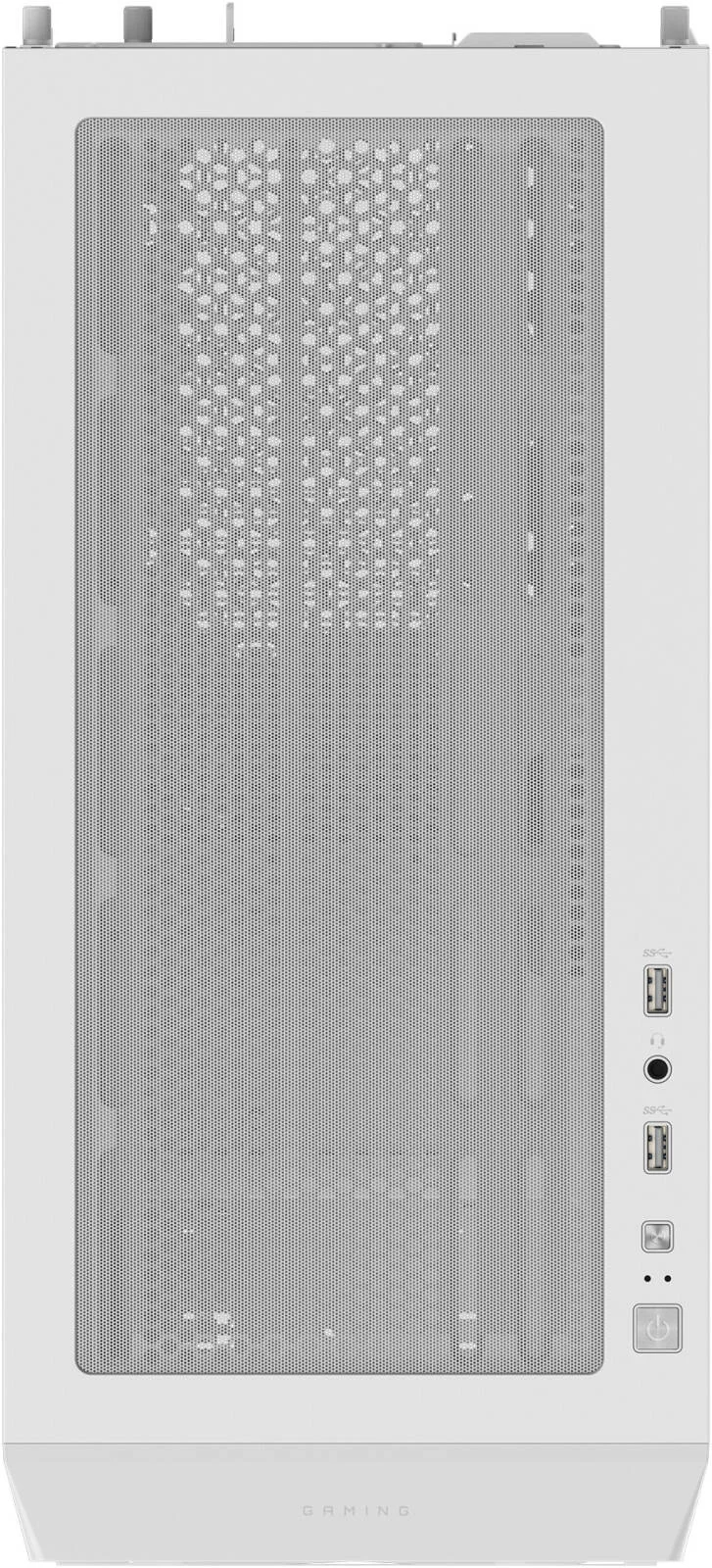 کیس کامپیوتر گیگابایت C102 Glass Ice Micro ATX، دارای 2 فن 120 میلی‌متری از پیش نصب‌شده، پشتیبانی از رادیاتور تا 360 میلی‌متر، پشتیبانی از 10 فن، فیلترهای گرد و غبار، پنل جانبی شیشه‌ای حرارت دیده 4 میلی‌متری، Ice | C102GI-M-ATX