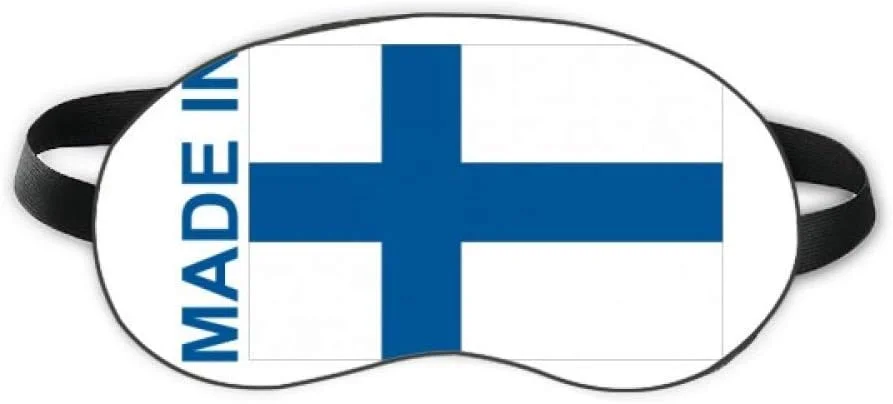 DIYthinker ماسک چشم خواب طرح کشور فنلاند، پوشش نرم و راحت