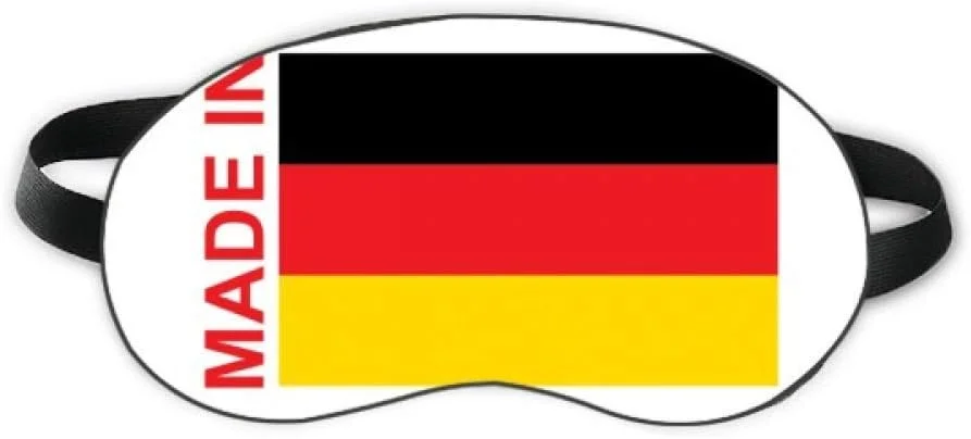 DIYthinker ماسک چشم خواب طرح قلب کشور آلمان، پوشش نرم و راحت DIYthinker ماسک چشم خواب طرح قلب کشور آلمان، پوشش نرم و راحت