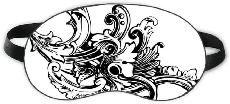 ماسک چشم خواب طرح باروک مدرن و نرم ماسک چشم خواب طرح باروک مدرن و نرم