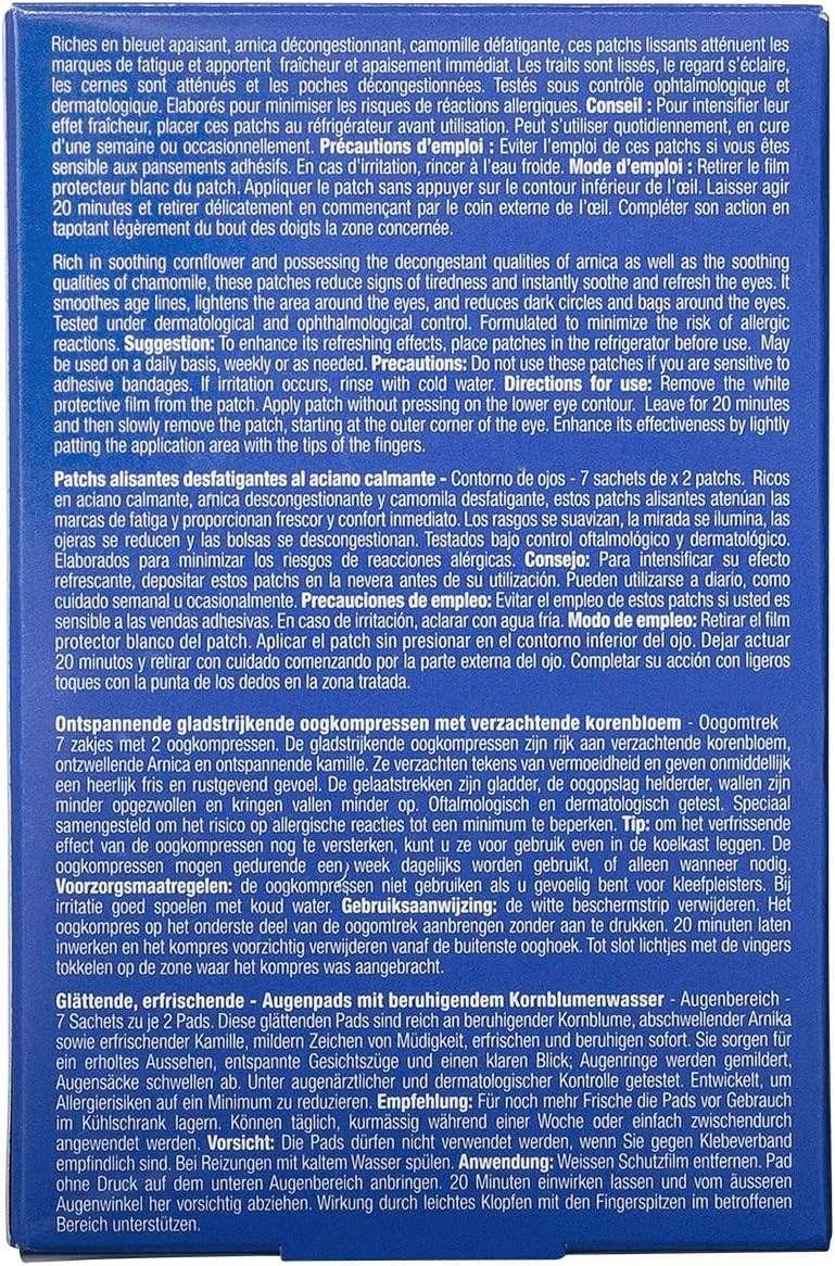 پدهای نرم کننده و آرامش بخش Klorane با گل گندم 7 x 2 پد