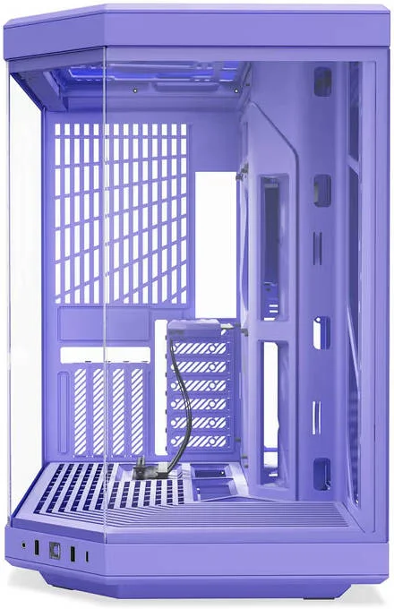 کیس کامپیوتر HYTE Y70 Dual Chamber Mid-Tower ATX، بدنه فولادی و پنل شیشه ای، پشتیبانی از 10 فن و رادیاتور 360 میلی متری، 2 عدد هارد دیسک 3.5 اینچی/4 عدد اس اس دی 2.5 اینچی، Taro Milk | CS-HYTE-Y70-TM کیس کامپیوتر HYTE Y70 Dual Chamber Mid-Tower ATX، بدنه فولادی و پنل شیشه ای، پشتیبانی از 10 فن و رادیاتور 360 میلی متری، 2 عدد هارد دیسک 3.5 اینچی/4 عدد اس اس دی 2.5 اینچی، Taro Milk | CS-HYTE-Y70-TM