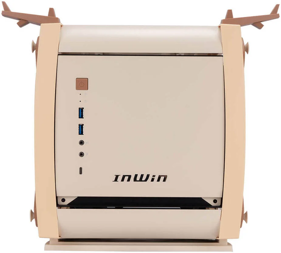 کیس کامپیوتر Mini-ITX سری InWin Case Monsters E: Animal، شامل 3 عدد فن InWin ASL120، شیشه حرارت دیده، SECC، مواد ABS، پشتیبانی از کارت گرافیک تا 330 میلی‌متر، طراحی Bandi | IW-CS-CASEMONSTERS-006