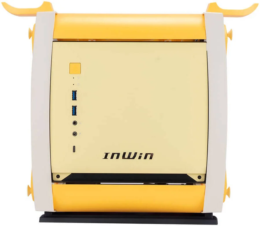 کیس کامپیوتر Mini-ITX InWin سری Monsters E: Animal، شامل 3 فن InWin ASL120، شیشه حرارت دیده، SECC، مواد ABS، پشتیبانی از GPU تا 330mm، طراحی Finnie | IW-CS-CASEMONSTERS-005