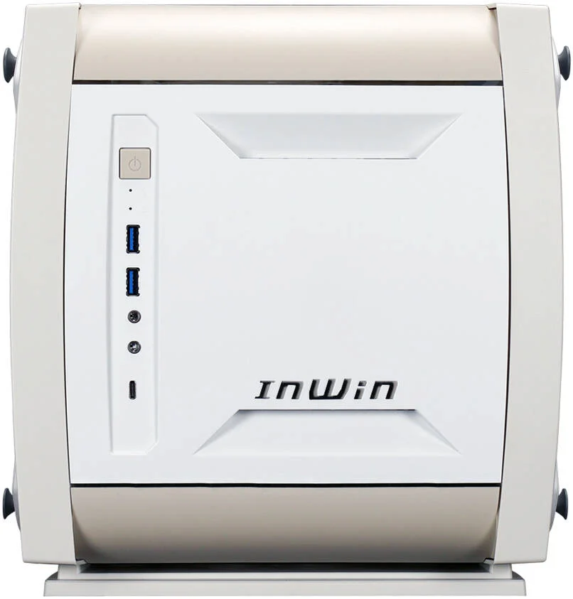کیس کامپیوتر Mini-ITX این‌وین Explorer، شامل 3 عدد فن InWin AL120، جنس شیشه حرارت دیده + SECC + ABS، پشتیبانی از کارت گرافیک تا 330 میلی‌متر و خنک‌کننده پردازنده تا 160 میلی‌متر، سفید استخوانی | IW-CS-EXPLORER-BWHI