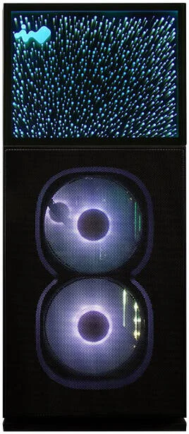 کیس کامپیوتر مید تاور InWin N515 E-ATX، دارای 1 فن Luna AL120 از پیش نصب شده، جنس SECC، ABS، شیشه حرارت دیده، پشتیبانی از کارت گرافیک تا 385 میلی‌متر و رادیاتور 360 میلی‌متر، مشکی | IW-CS-N515BLK-1AL120