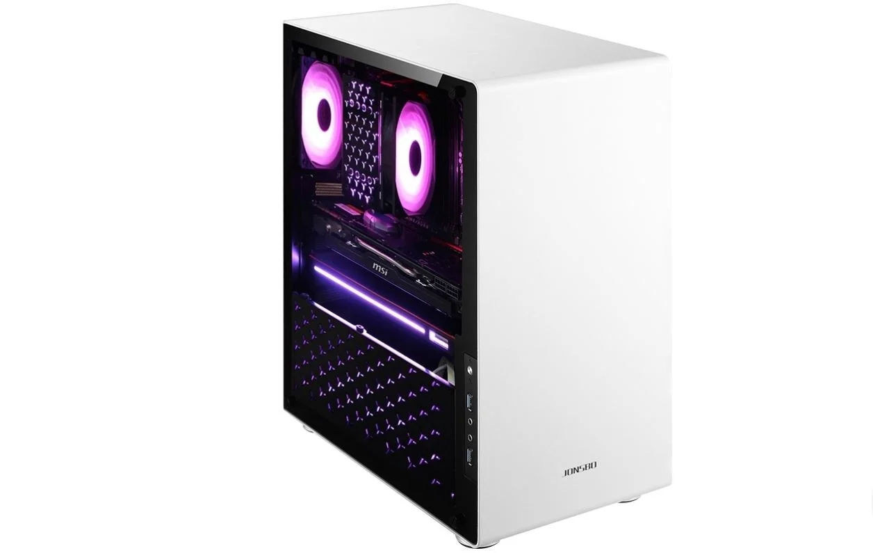 کیس کامپیوتر گیمینگ مید تاور Jonsbo U4-White Window، 2 جایگاه، Micro ATX، فن 120 میلی متری | U4-White
