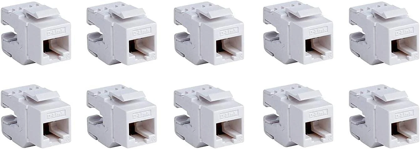 D-Link Cat 6 UTP کیستون جک (بسته 10 عددی)