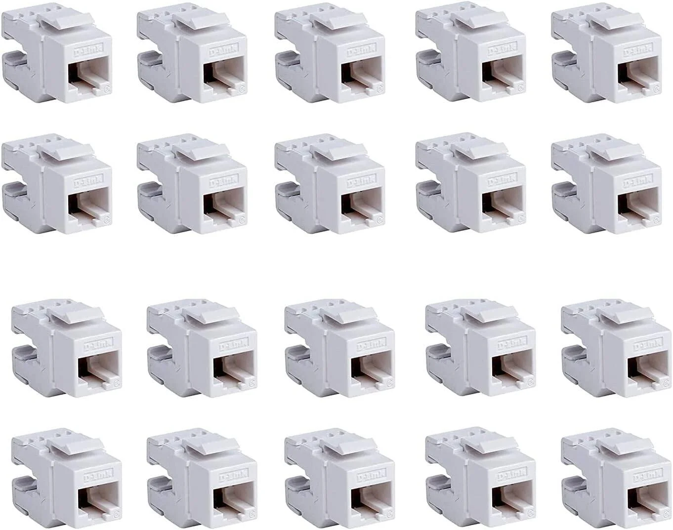 اتصال مادگی Cat6 UTP D-Link (بسته 20 عددی)